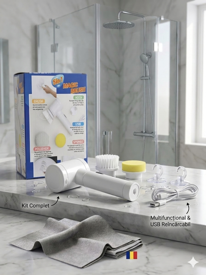 Perie de curățare multifuncțională – scapă rapid de murdărie